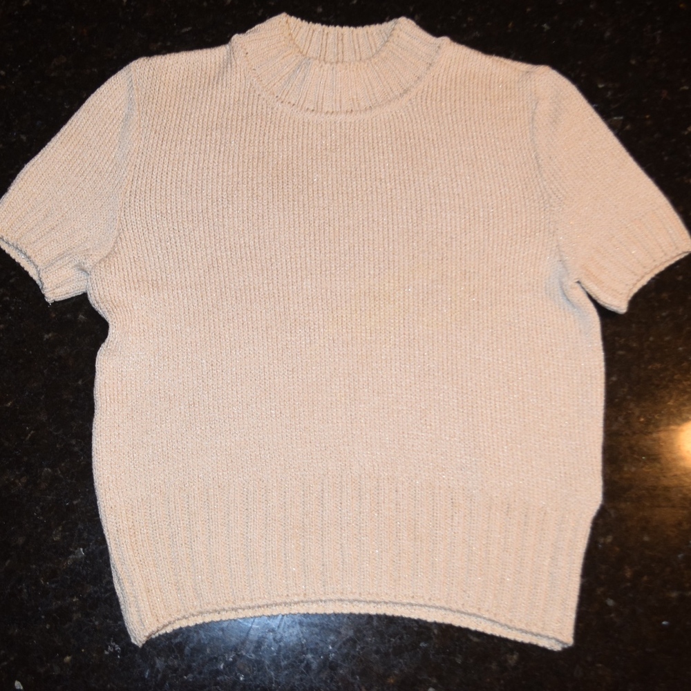 St. John Sport Short Sleeve Sweater Small